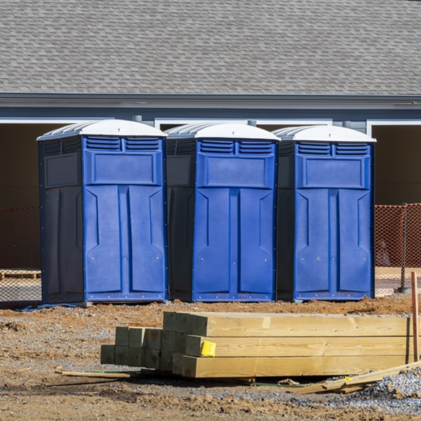 what is the cost difference between standard and deluxe porta potty rentals in North Randall OH